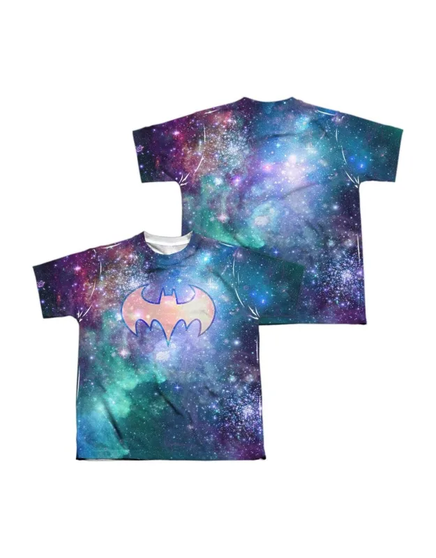 Dc Comics Shielded Galaxy Short Sleeve Poly Crew Tee - Stylish, Everyday Wear