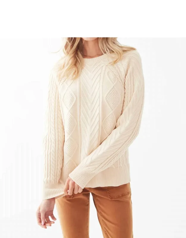 A-line Cable Sweater