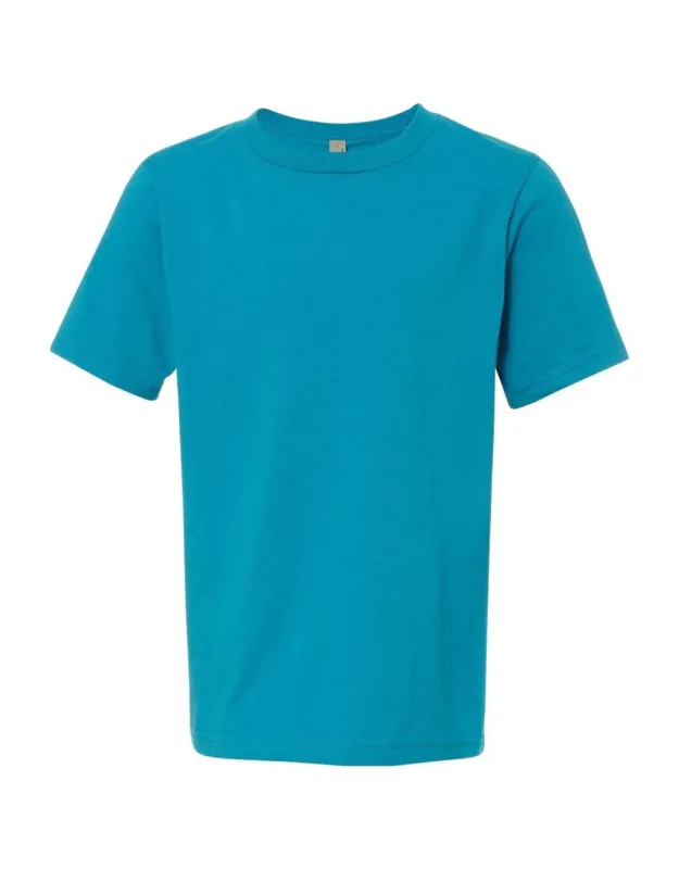 Next Level Youth Cotton T-shirt - 4.3 Oz. Combed Cotton Jersey