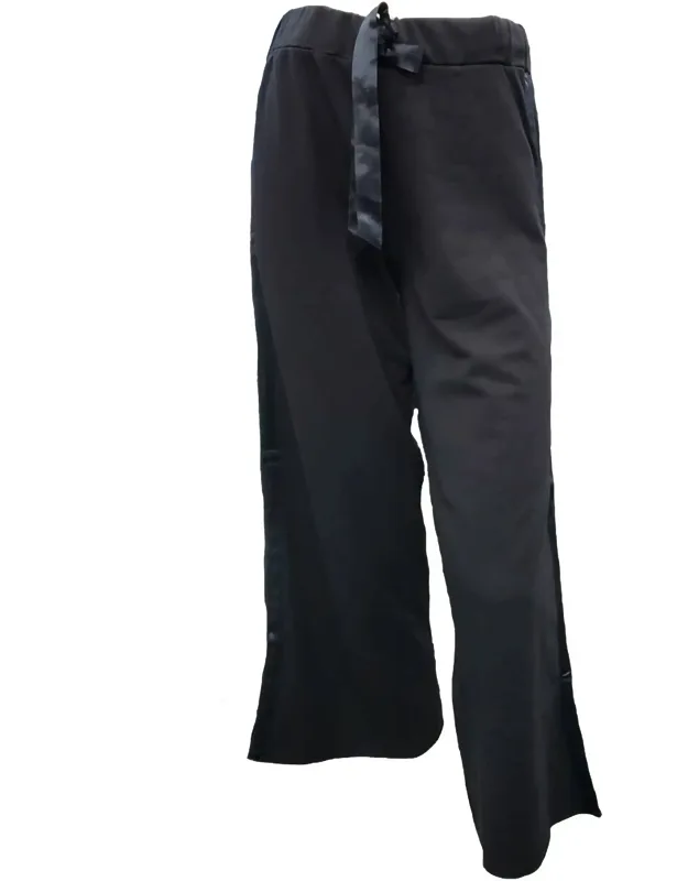 Kimber Crop Wide Leg Crops With Satin Stripes