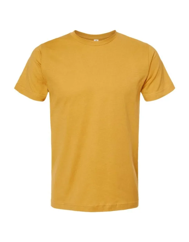 Fine Jersey T-shirt - 4.5 Oz., Pre-shrunk 100% Ringspun Cotton, Double-needle Stitching