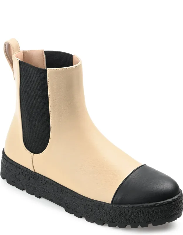 Jenie Bootie With Chunky Treaded Outsole And Tru Comfort Foam™ Footbed