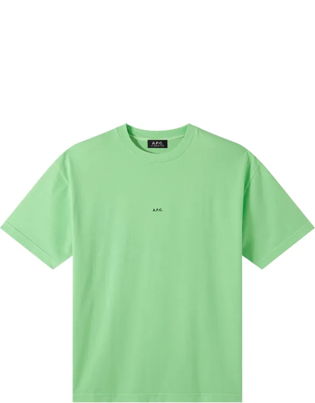 Kyle Fluo T-shirt - Loose Fit, Sloping Shoulder, Wide Sleeve, Soft Material, 100% Cotton From Organic Farming