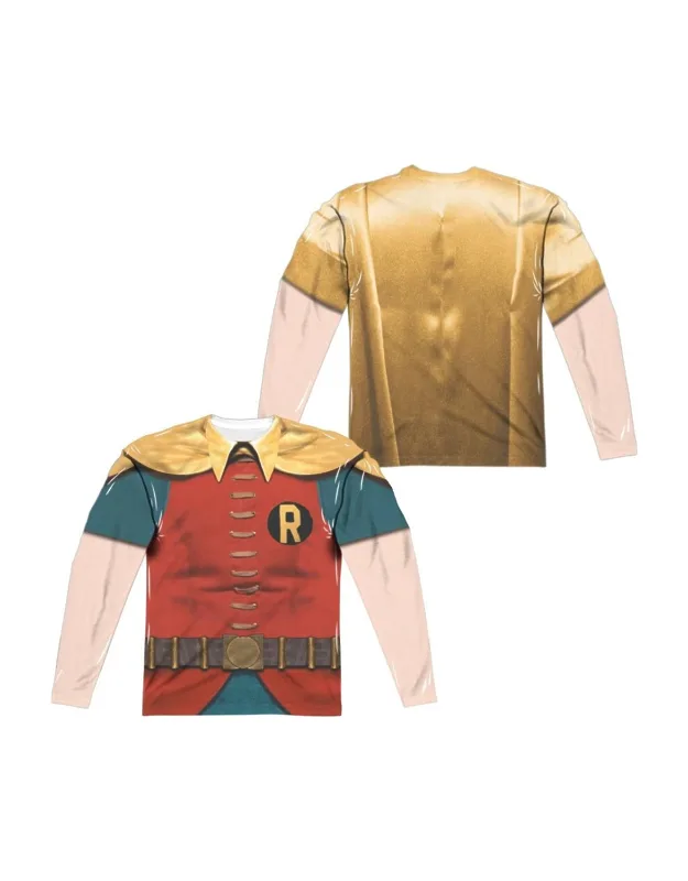 Batman Classic Tv Robin Costume Long Sleeve Tee