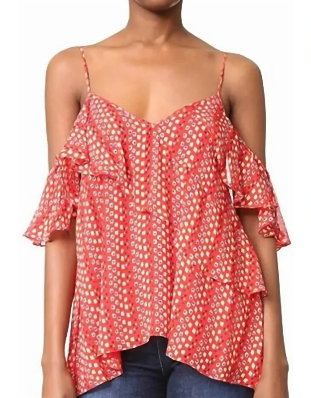 Chiara Floral Silk Cami Top