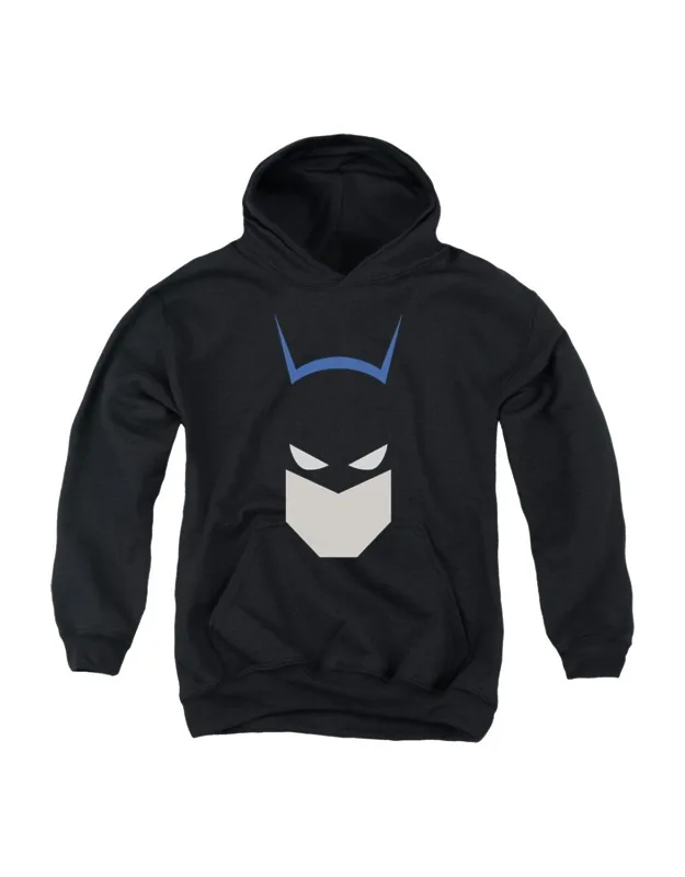 _batman Bat Head Youth Pull Over Hoodie / Hooded Sweatshirt 50% Cotton, 50% Polyester_