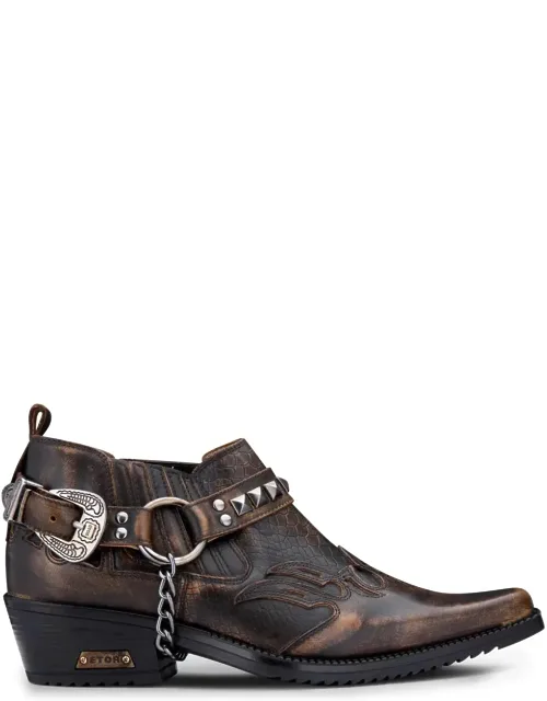 Real Leather Cowboy Wincklepickers