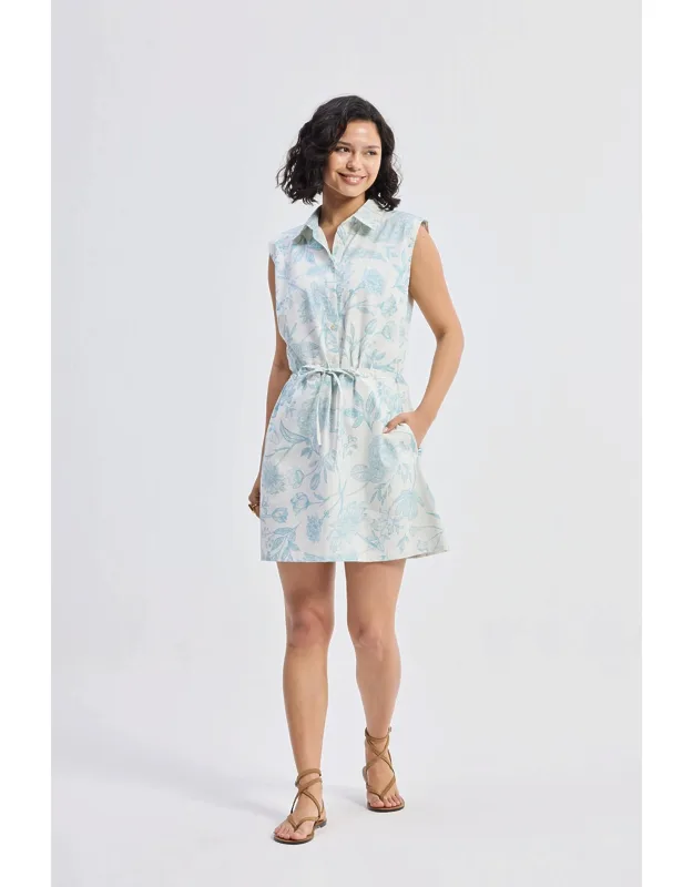 Drawstring Shirt Dress