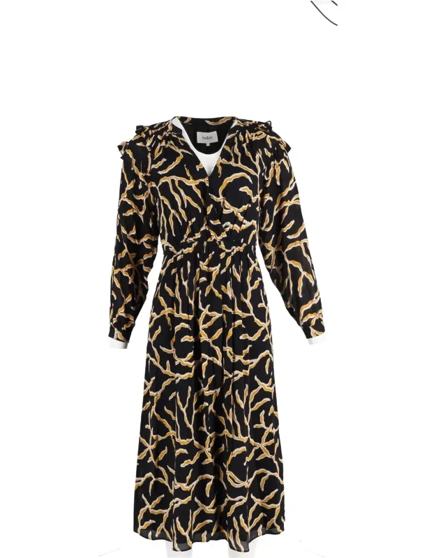 Printed Midi Dress