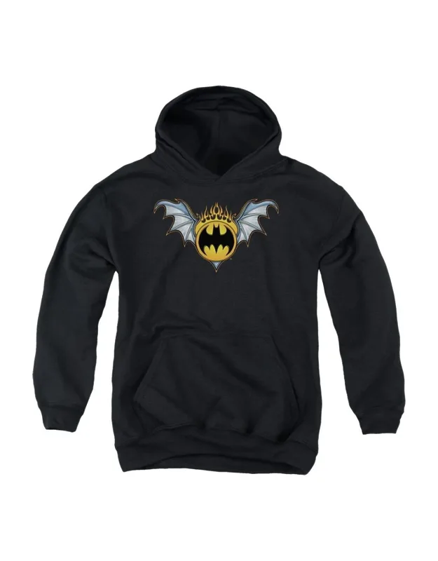 Batman Bat Wings Logo Pullover Hoodie