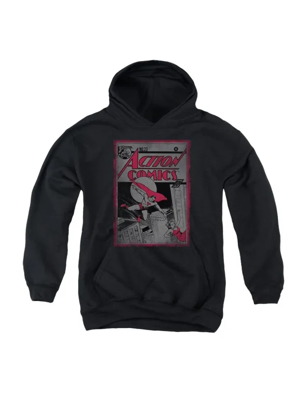 Superman Action Comics 23 Youth Pull Over Hoodie - Stylish And Great For Everyday Wear