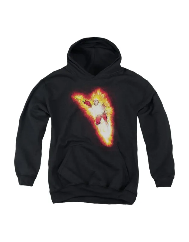 Justice League Of America Firestorm Blaze Youth Pull Over Hoodie - Stylish And Great For Everyday Wear