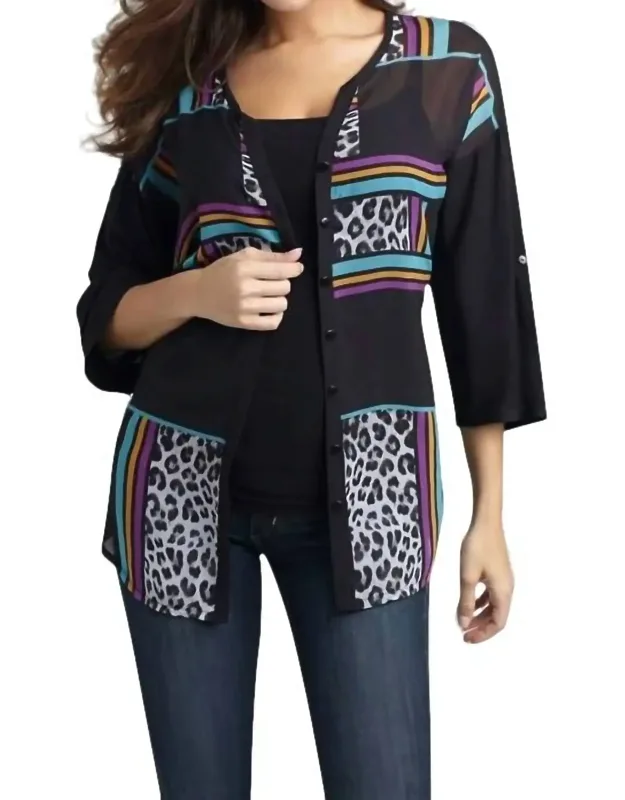 Wild Hues Long Cardigan