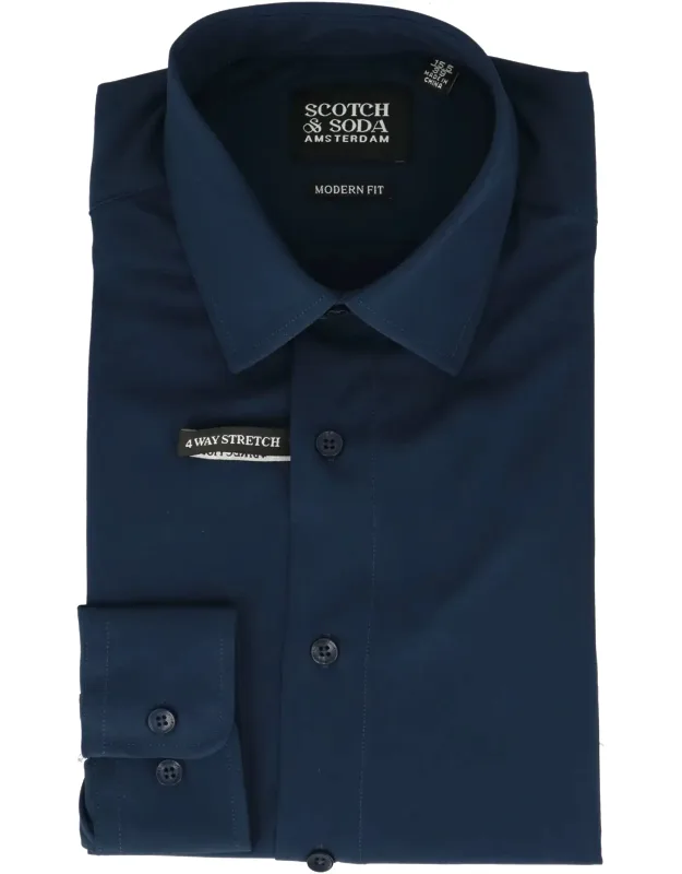 Scotch & Soda Dress Shirt - Tailored Fit, Premium Cotton