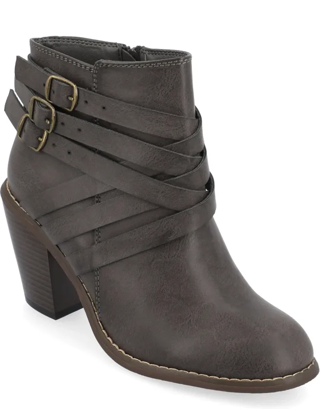 Wide Width Strap Booties