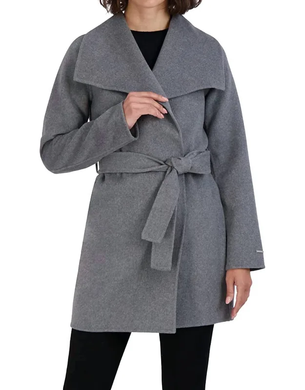 Wool Wrap Coat