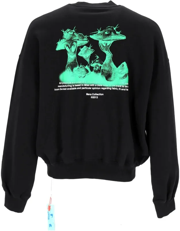 Sweatshirt With Mushroom Print