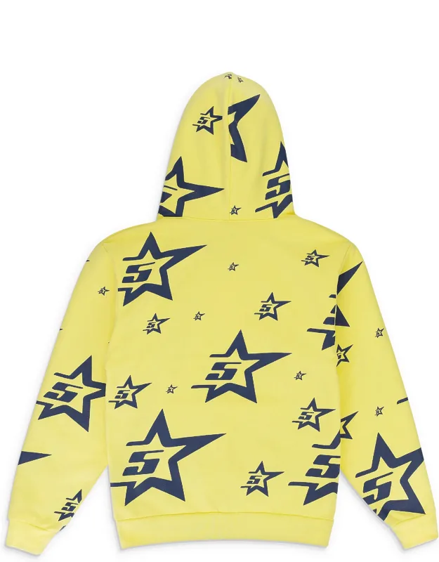 5star Print Hoodie