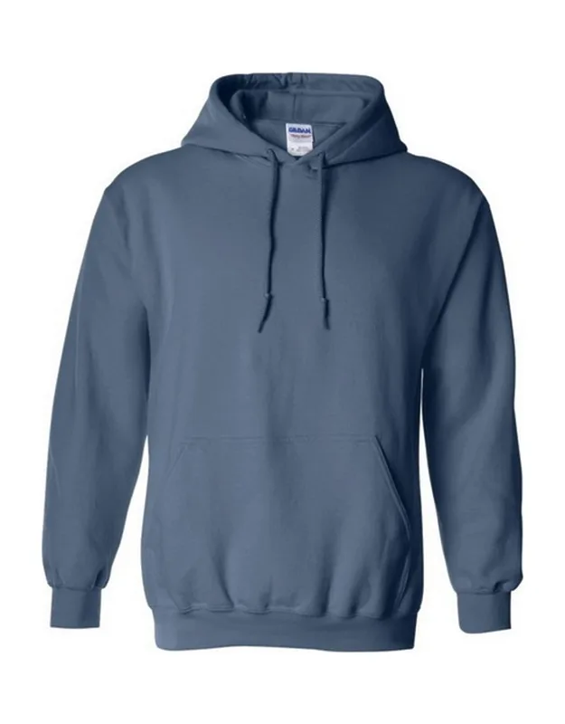 Gildan Heavy Blend Hooded Sweatshirt With Air Jet Spun Yarn And Pouch Pocket