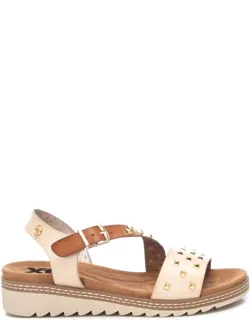 Wedge Sandals With Gold Studs