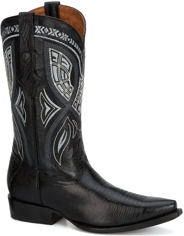 Forastero Cowboy Leather Boots With Premium Leather Upper And Cushioned Insole