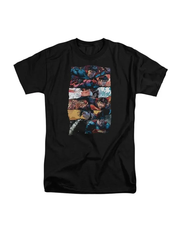 Superman Torn Collage Short Sleeve Tee - 100% Cotton, Officially Licensed