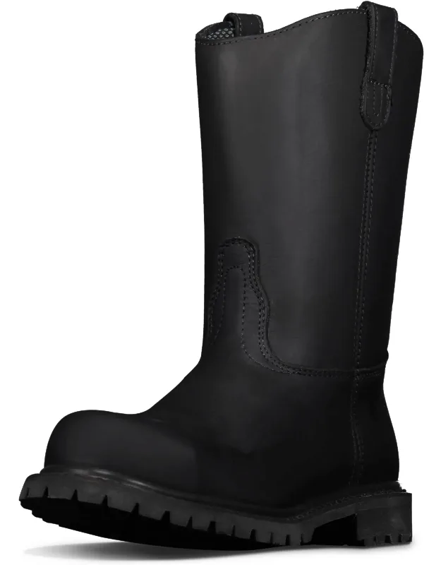 10" Wellington Steel Toe Work Boots