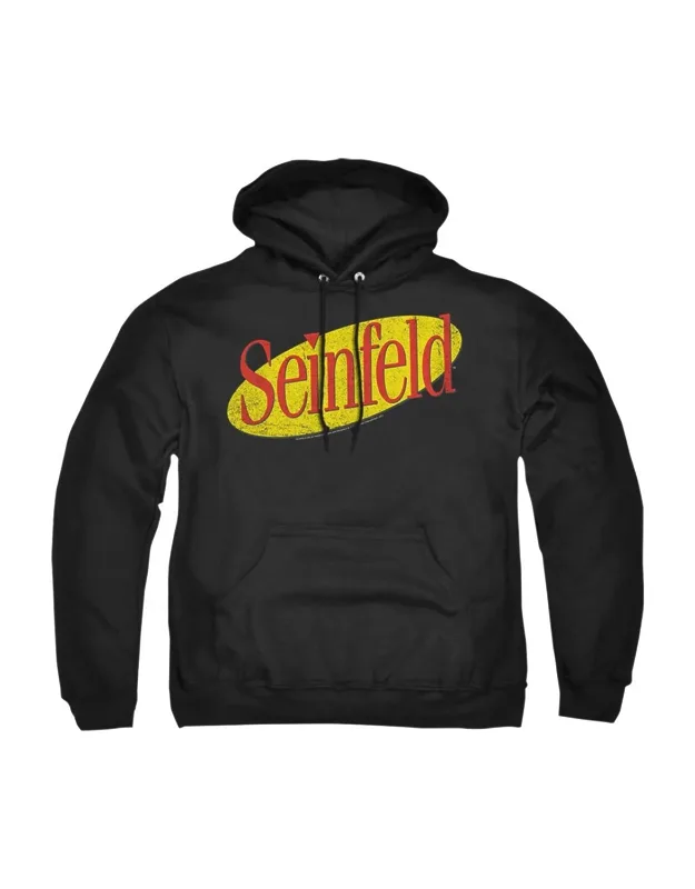 _seinfeld Logo Adult Pull Over Hoodie / Hooded Sweatshirt - Stylish For Everyday Wear, 50% Cotton And 50% Polyester_