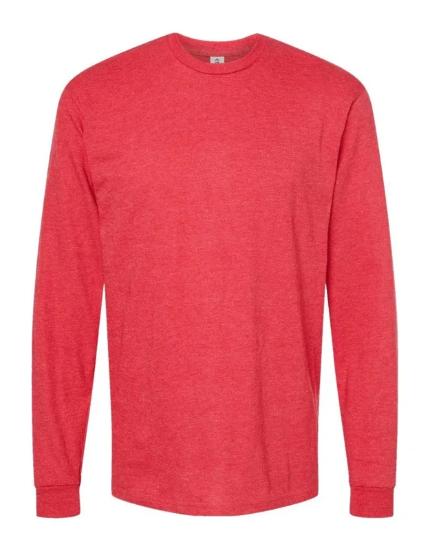 Jersey Long Sleeve T-shirt, 100% Ringspun Cotton, Reactive-dyed For Longer Lasting Color