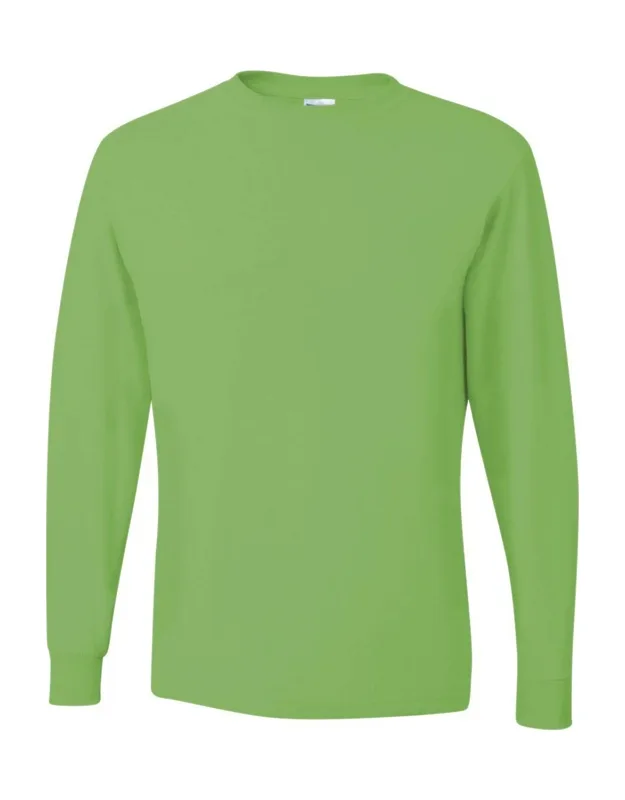 Dri-power Long Sleeve T-shirt With Advanced Moisture-management Performance And Excellent Printability