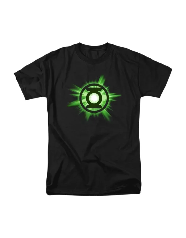 Green Lantern Green Glow Short Sleeve Tee - 100% Cotton, Officially Licensed