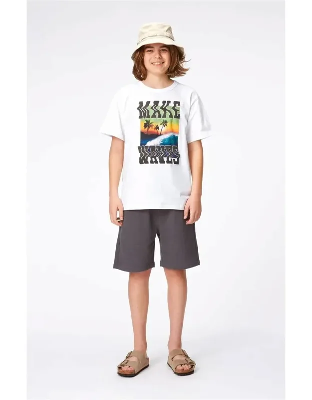 Riley T-shirt With Placement Print And Loose Fit
