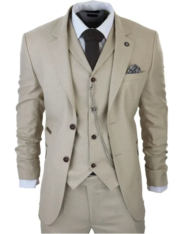 Herringbone Tweed 3 Piece Suit