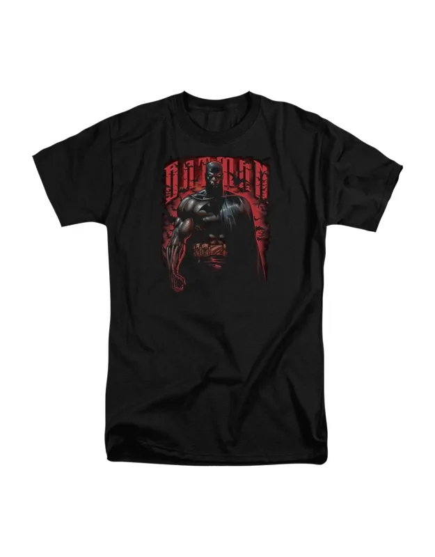 Batman Red Knight Short Sleeve Adult Tall Tee - Stylish Everyday Wear