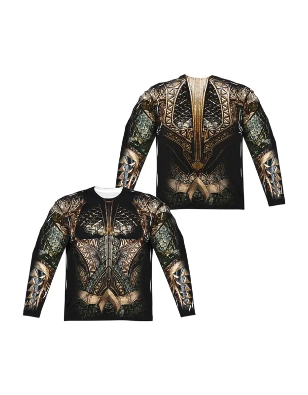 Aquaman Long Sleeve Crew Tee / T-shirt