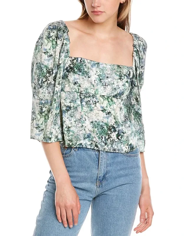 Painted Floral Top