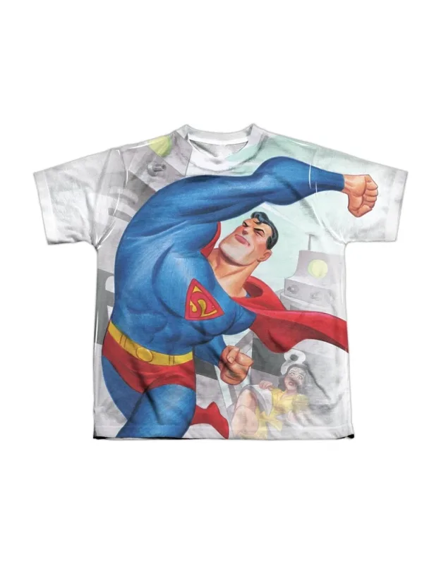 Superman Classic Robots Short Sleeve Tee