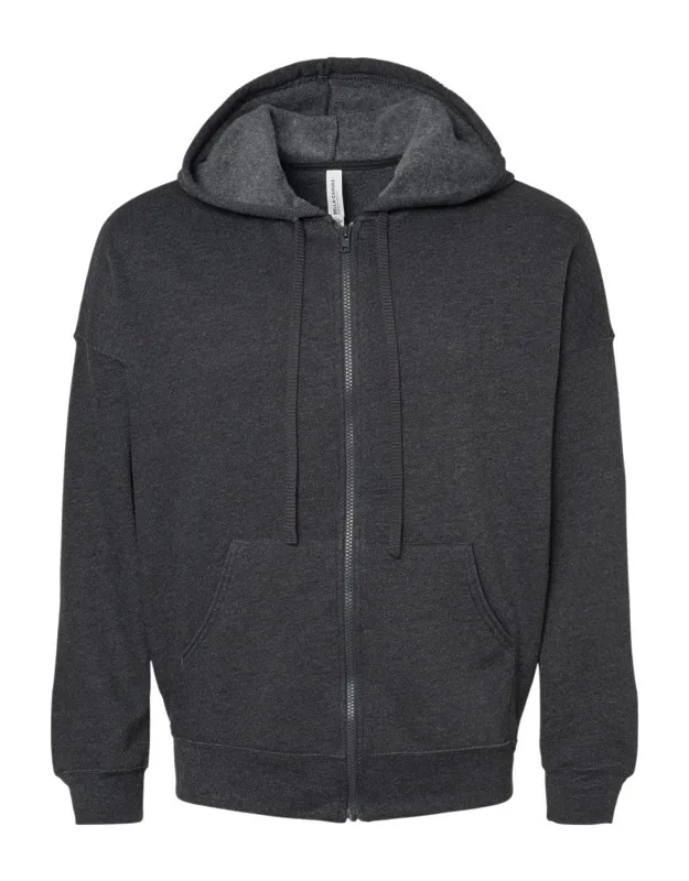 Full-zip Hoodie - Pre-shrunk, Ribbed Cuffs And Waistband