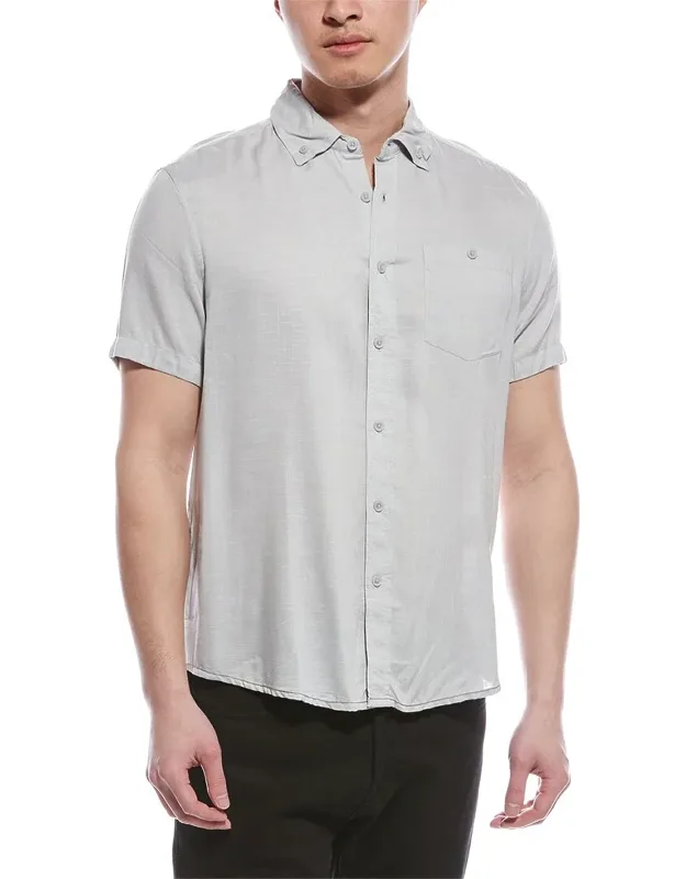 Report Collection Woven Shirt, Casual Button Front