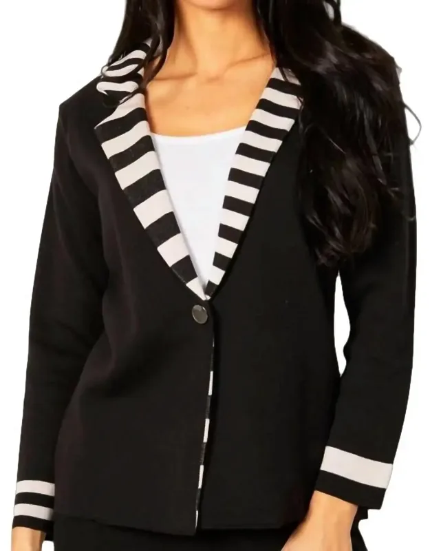 Double Striped Blazer