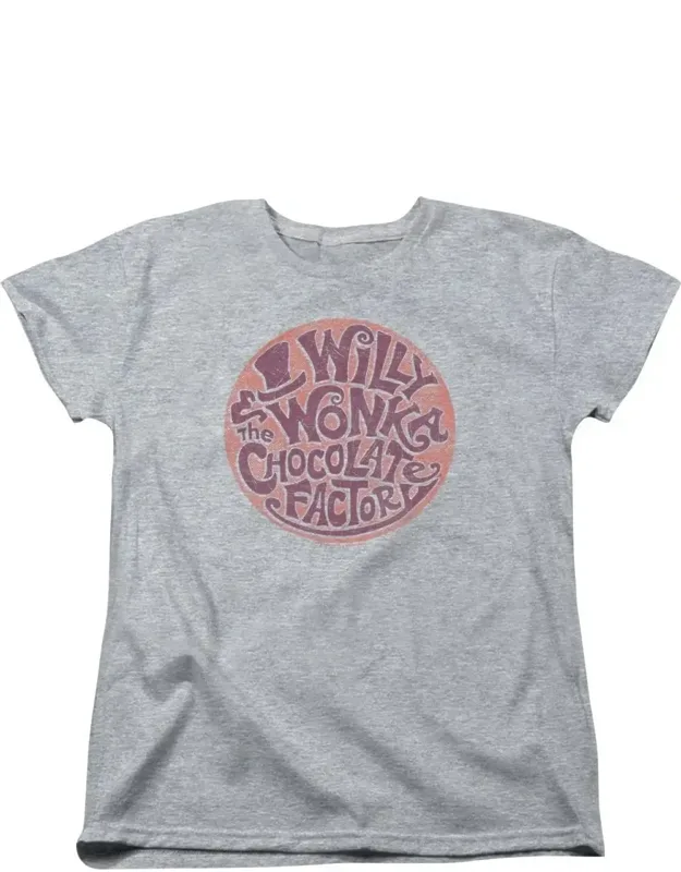 Willy Wonka And The Chocolate Factory Circle Logo T-shirt
