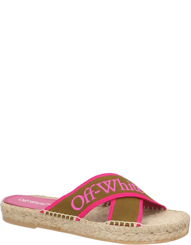 Green Cotton Espadrilles