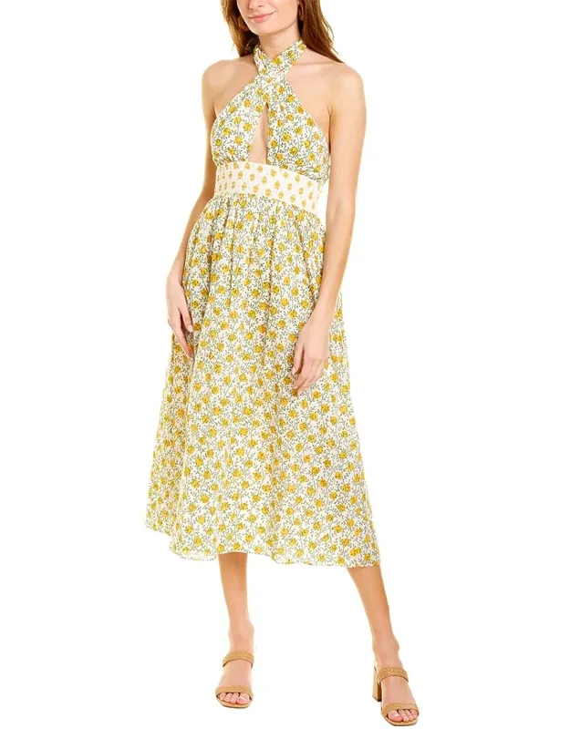 Mira Halter Maxi Dress