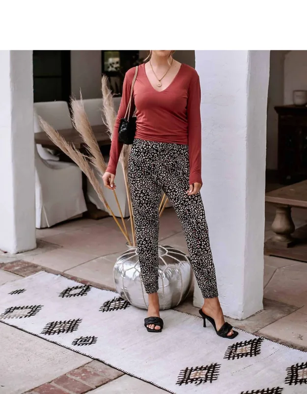 Double Lined V-neck Top