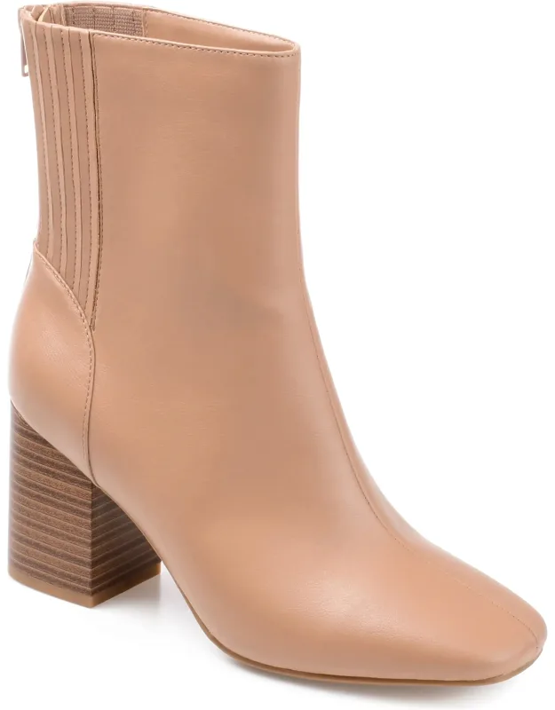 Journee Collection Tru Comfort Foam Bootie With Effortlessly Cool Details And Block Heel