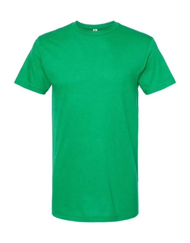 Fine Jersey T-shirt - 4.5 Oz. Pre-shrunk 100% Ringspun Cotton, Ribbed Crewneck Collar