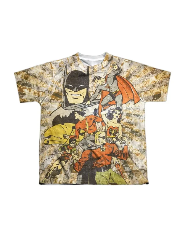 Dc Comics All Stars Short Sleeve Poly Crew Tee