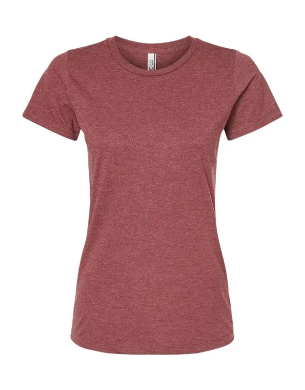 Tultex Premium Cotton Blend T-shirt With Reactive-dyed Fabric And Pre-washed Finish