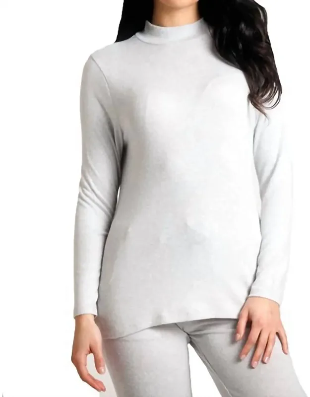 Supersoft Mock Neck Pullover