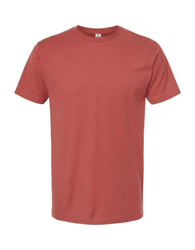 Fine Jersey T-shirt - Pre-shrunk 100% Ringspun Cotton, Double-needle Stitching